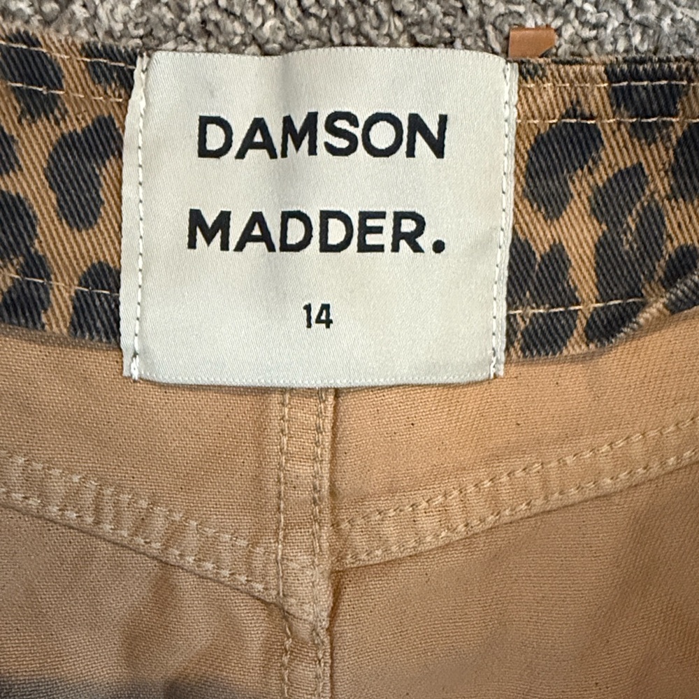 DAMSON MADDER Lily Carpenter Mini Skirt in Leopard 
Size 14 - Picture 5 of 8